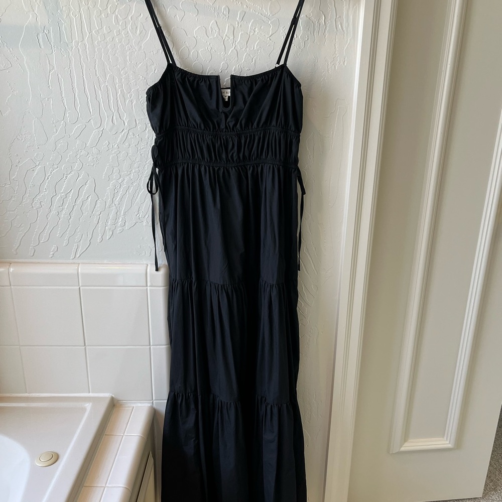 Black Spaghetti Strap Maxi Dress - Classic Women's Dress